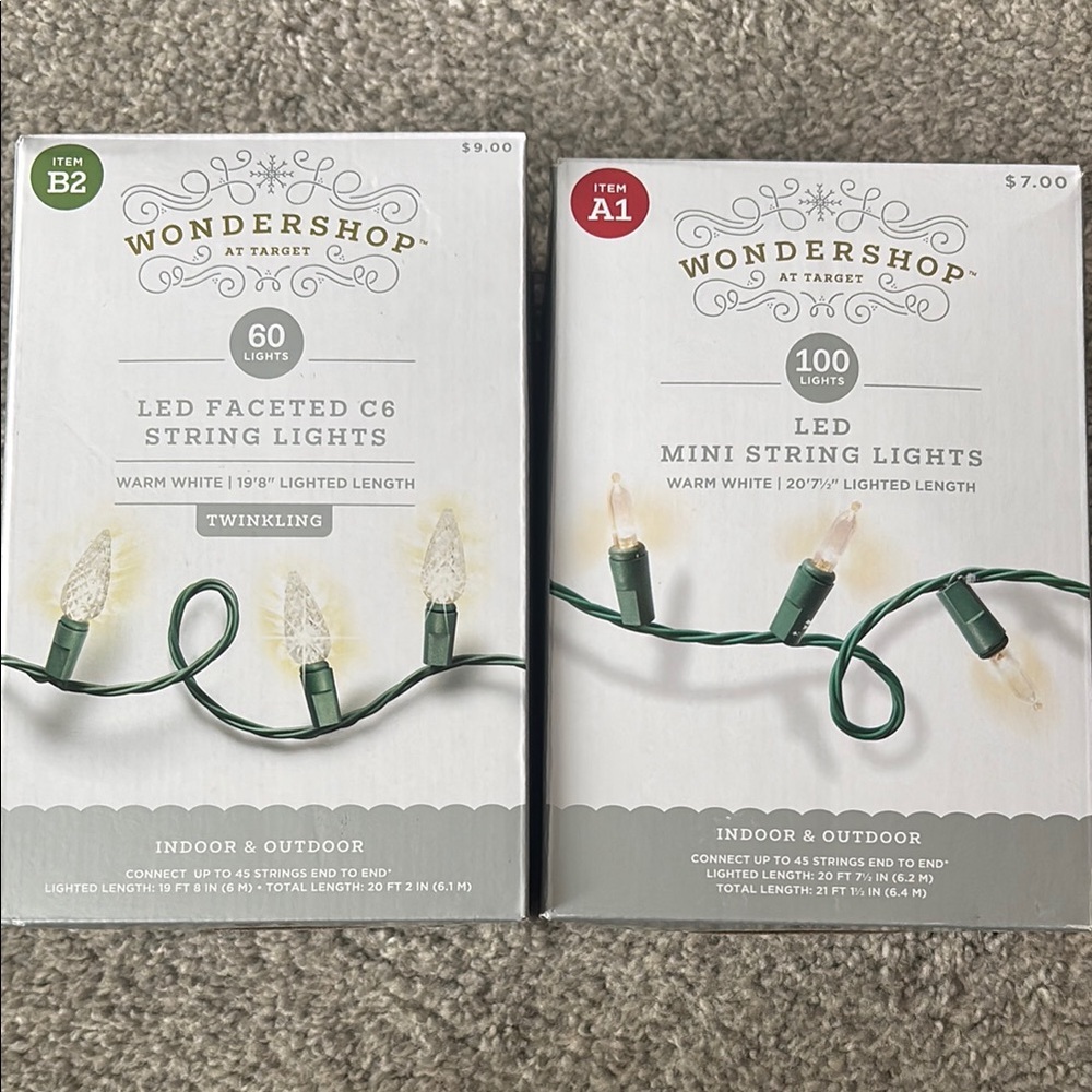 Wondershop LED String Lights Set